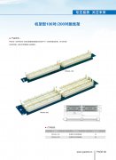 机架型100对/200对跳线架